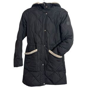 Lauren Ralph Lauren woman’s black quilted hooded coat